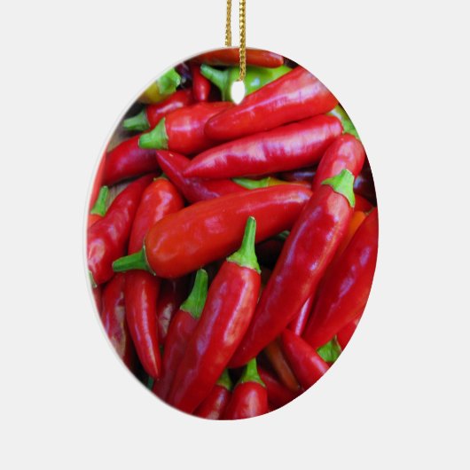 Hot Chili Peppers Keramisch Ornament (Rechts)