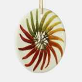 Hot Chili Peppers Keramisch Ornament (Rechts)