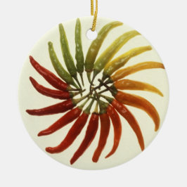 Hot Chili Peppers Keramisch Ornament