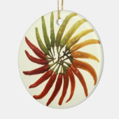 Hot Chili Peppers Keramisch Ornament (Links)