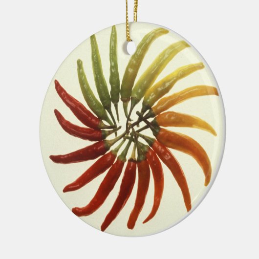 Hot Chili Peppers Keramisch Ornament (Links)