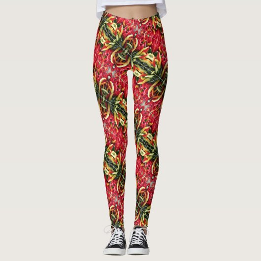 Hot Chili Peppers Moderne Leggings voor design (Voorkant)