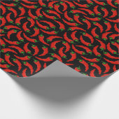 Hot Chili Peppers Patroon Cadeaupapier (Hoek)