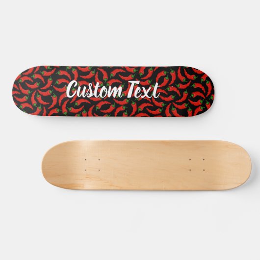 Hot Chili Peppers Patroon Persoonlijk Skateboard (Horizontaal)