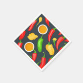 Hot Chili Peppers Patroon Servet (Hoek)