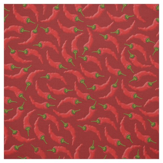 Hot Chili Peppers Patroon Stof (Swatch)