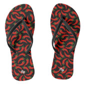 Hot Chili Peppers Patroon Teenslippers (Voetbed)