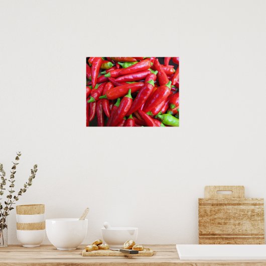 Hot Chili Peppers Poster (Keuken)