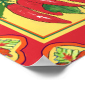 Hot Chili Peppers poster door kunstenaar (Hoek)