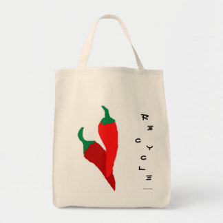 Hot Chili Peppers Recyclen Grocery Bag Tote Bag