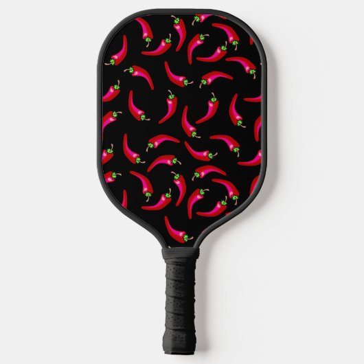 Hot Chili Peppers Red Spicy Pickleball Paddle (Achterkant)