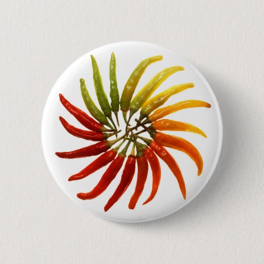 Hot Chili Peppers Ronde Button 5,7 Cm (Voorkant)