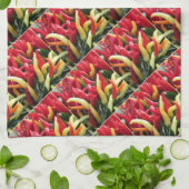 Hot Chili Peppers Theedoek (Gevouwen)