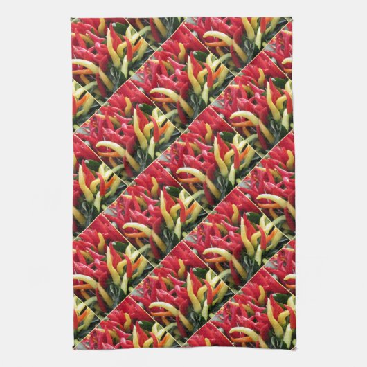 Hot Chili Peppers Theedoek (Verticaal)