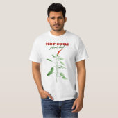 Hot Chili Plant Pap Spicy Food Lover Gardener T-shirt (Voorkant volledig)