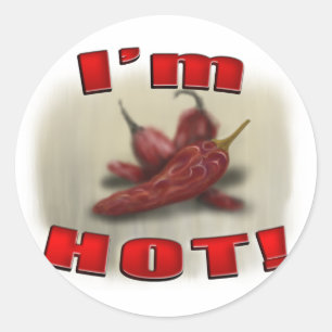 Hot Chili Ronde Sticker