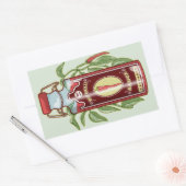 Hot Chili Sauce Rechthoekige Sticker (Envelop)