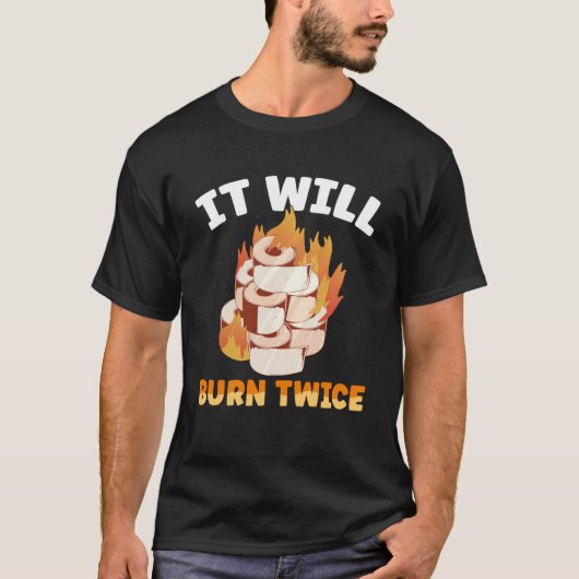 Hot chili saus het zal twee keer pittige peper voo t-shirt (Voorkant)