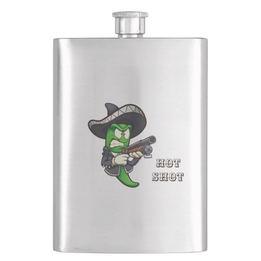 Hot Chili Shot (Edit) Shot Glass Flacon (Voorkant)