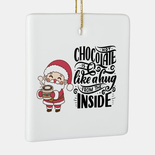 hot choc-knuffel keramisch ornament (Rechts)