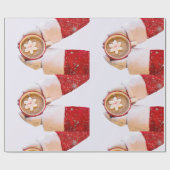 HOT CHOCOLAAT VOOR SANTA CADEAUPAPIER (Vlak)