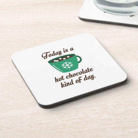 Hot-Chocolade Bier Onderzetter (Linkerzijde)