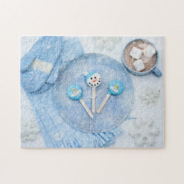 Hot Chocolade bij koud weer Legpuzzel