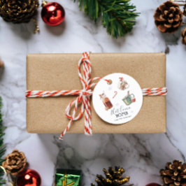 Hot Chocolade Bomb Bedankjes Labels