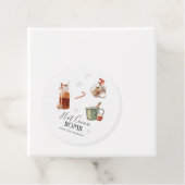 Hot Chocolade Bomb Bedankjes Labels (In situ)