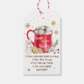 Hot Chocolade Bomb Hot Cocaca Bomb Instruction Cadeaulabel (Voorkant)