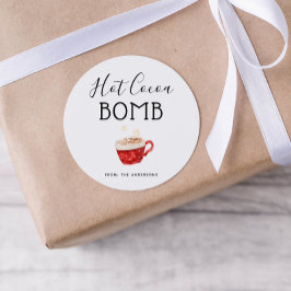 Hot-Chocolade Bomb Label
