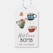 Hot-Chocolade Bomb Label Cadeaulabel (Voorkant)