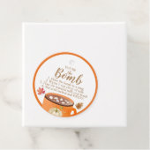 Hot Chocolade Bomb Label De Bomb Thanksgiving (In situ)