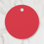 Hot Chocolade Bomb-Labels Winterbrood Bedankjes Labels (Achterkant)