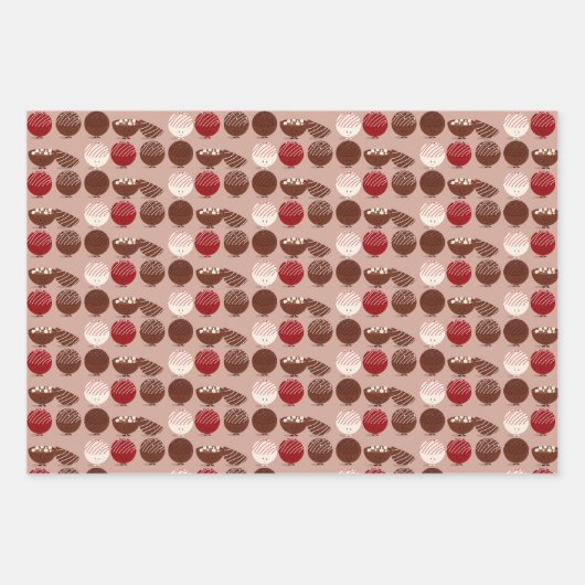 Hot Chocolade Bomb-voedsel Inpakpapier Vel (Voorkant 3)