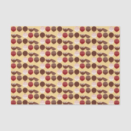 Hot Chocolade Bomb-voedsel Tissuepapier (Voorkant)