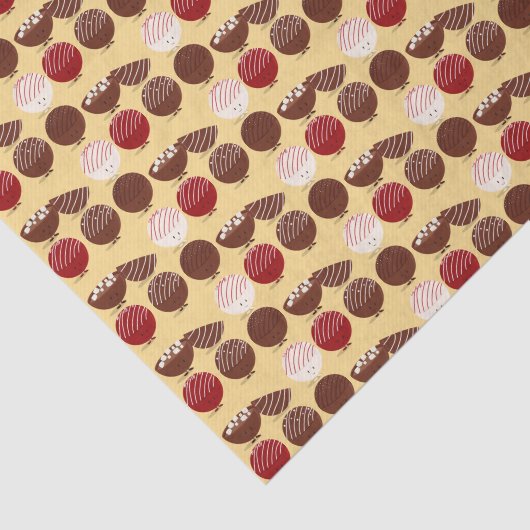 Hot Chocolade Bomb-voedsel Tissuepapier (Detail)