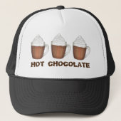 Hot-Chocolade Cacao Chocofolic Winter Drinken Trucker Pet (Voorkant)