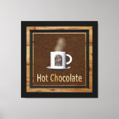 Hot-Chocolade Canvas Afdruk (Voorkant)