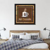 Hot-Chocolade Canvas Afdruk (Insitu (Slaapkamer))