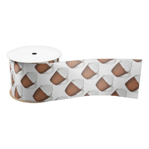 Hot Chocolade Cocoa Winter Kerstlint Satijnen Lint