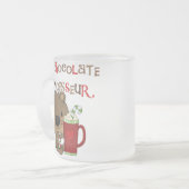 Hot Chocolade Connoisseur Boy Beer Matglas Koffiemok (Voorkant links)