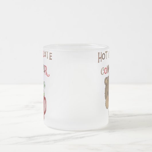 Hot Chocolade Connoisseur Boy Beer Matglas Koffiemok (Center)