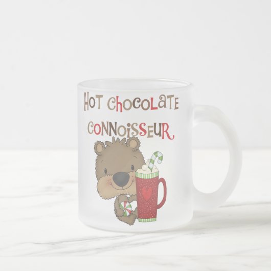 Hot Chocolade Connoisseur Boy Beer Matglas Koffiemok (Rechts)