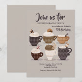 Hot-Chocolade Cups Kaart (Voorkant / Achterkant)