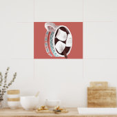 Hot Chocolade -  Cute Chocolate Lover Cft Poster (Keuken)