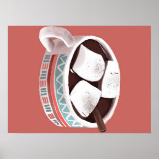 Hot Chocolade - Cute Chocolate Lover Cft Poster