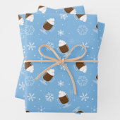 Hot-Chocolade Inpakpapier Vel (In situ)