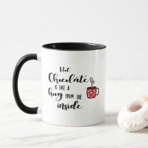Hot Chocolade is als een hok, van binnenuit.