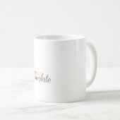 Hot-Chocolade Koffiemok (Voorkant rechts)